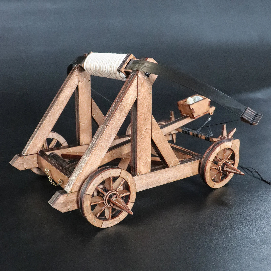 Medieval Catapult Model Kit – DIY Wooden Siege Weapon Building Set | Perfect gift for History Enthusiasts