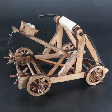 Medieval Catapult Model Kit – DIY Wooden Siege Weapon Building Set | Perfect for History Enthusiasts & Hobbyists