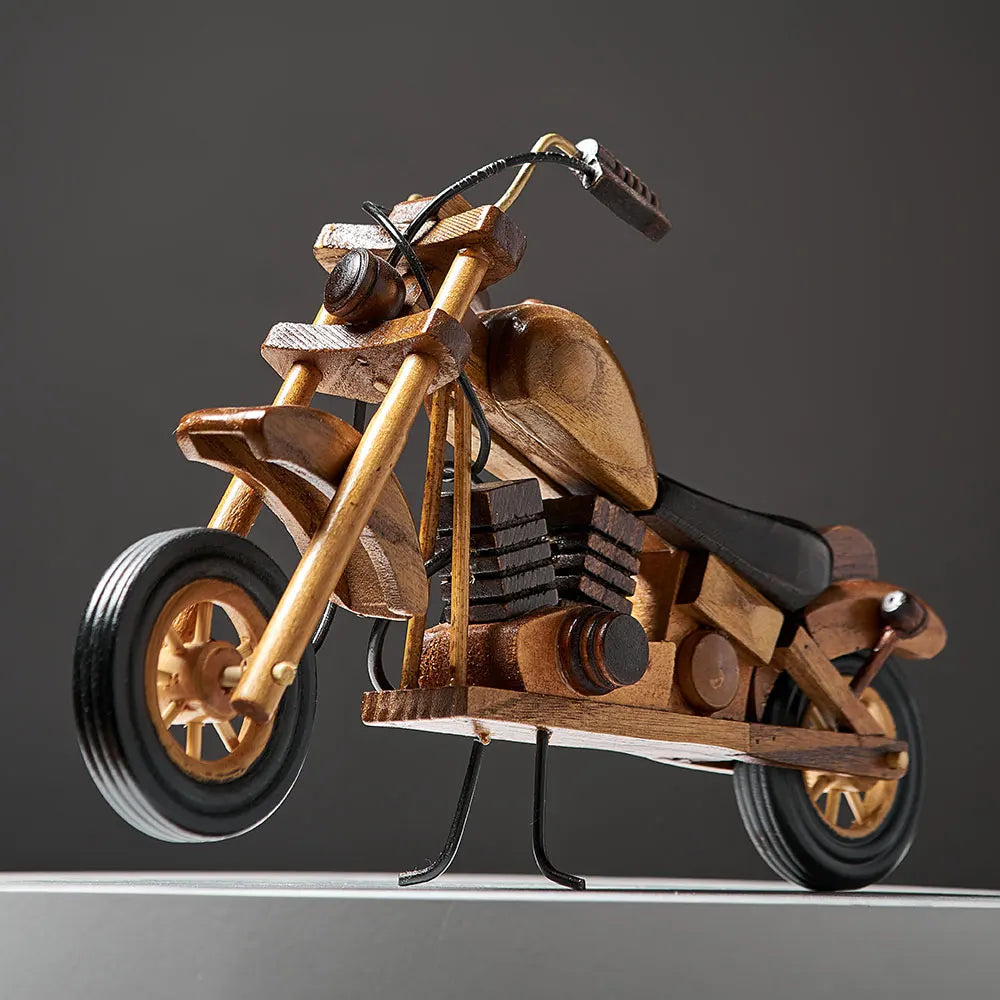 Handcrafted Wooden Collectible Vehicle Figurines – Motorcycles, Classic Cars, Tractors & More | Unique Vintage Decor & Gifts