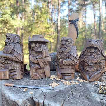 Viking Statue Nordic norse god garden art statues