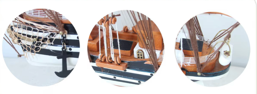 Baby Amerigo Vespucci 30CM small Ship Model - Italian Navy Masterpiece