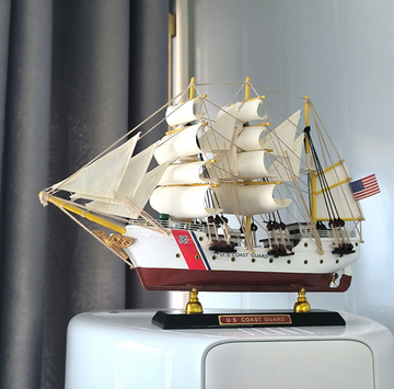 US coast guard (Sea Hawk) replica model ship – 33cm U.S. Coast Guard Tall Ship Model (Copy)