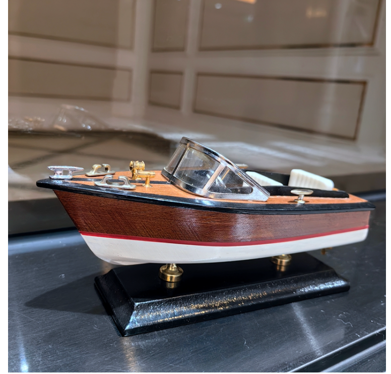 Model speedbaot , Scale wooden model , Older male birthday gift 