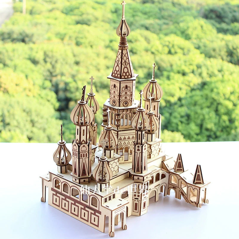 Beautiful Saint Basil's Cathedral - Architectural scale Model building Kit